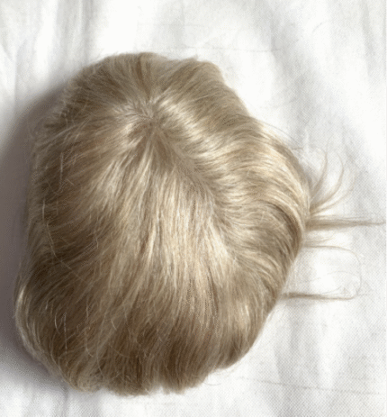 Toupee for Men Human Hair Replacement System Hair System Pieces straight hair French Lace Mens Unit 9x6.5inch #613