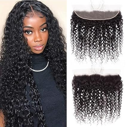 HD 13x4inch Lace Frontal Deep Curly Black Human Hair