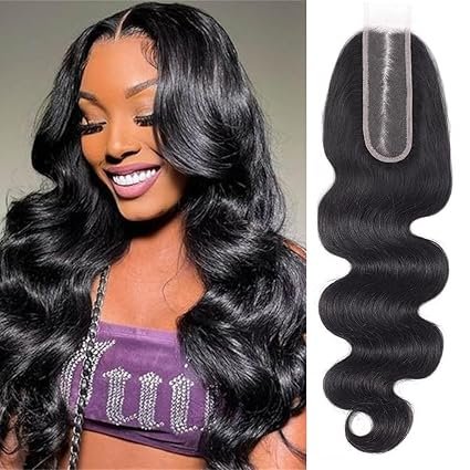2x6 HD Lace Closure Body Wave Black Human Hair